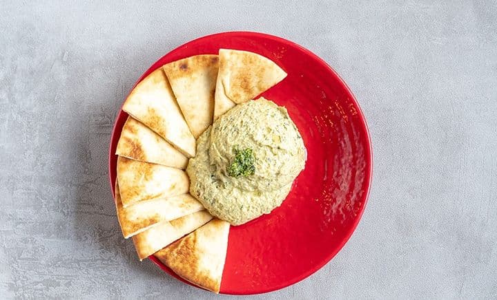 Basil Pesto Hummus