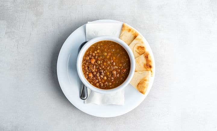 Mediterranean Lentil Soup (vegetarian)